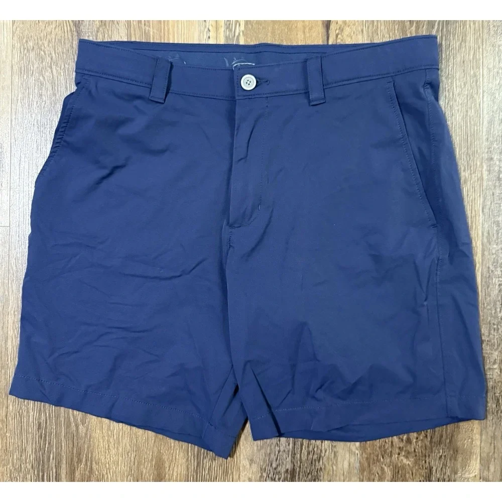 Southern Tide Brrr Shorts Men's Size 34 Blue Performance Golf stretch